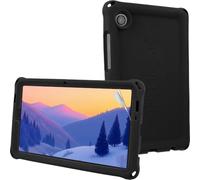 TECHGEAR Funda protectora para Samsung Galaxy Tab A9 de 8,7 pulgadas 2023 (SM-X110/SM-X115), resistente a los golpes, de silicona suave, protectora de fácil agarre, antideslizante, con película de pan