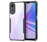 TECHGEAR Funda rígida para A78 5G [Fusion Armour] Premium Hybrid Tough Protective Bumper Case Heavy Duty Protección con parte trasera transparente diseñada para A78 5G - Negro