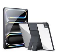 TECHGEAR Funda rígida para Apple iPad Pro de 13 pulgadas 2024 (M4) de alta calidad, delgada, híbrida, resistente, con soporte, protección resistente con parte trasera transparente