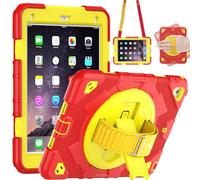 TECHGEAR Funda SUPE compatible con Apple iPad 9.7 de 6.ª y 5.ª generación (2018/2017) y iPad Air 2 9.7 y iPad Pro 9.7 Funda resistente, resistente y divertida para niños y niñas con soporte, funda con