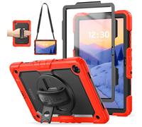 TECHGEAR Funda utilitaria para Samsung Galaxy Tab A11 Plus / A11+ de 11 pulgadas (SM-X230 / SM-X236) - Funda resistente a prueba de golpes, soporte giratorio de 360 grados, correa de mano y correa de