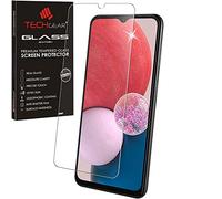 TECHGEAR GLASS Edition Compatible con Samsung Galaxy A13, protector de pantalla de vidrio templado [borde redondo 2.5D] [dureza 9H] [claridad cristalina] [resistente a los arañazos] [sin burbujas]