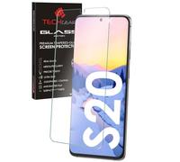 TECHGEAR Glass Edition - Protector de pantalla para Samsung Galaxy S20 / S20 5G, vidrio templado [borde redondo 2.5D] [dureza 9H] [claridad cristalina] [resistente a los arañazos] [sin burbujas]