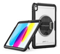 TECHGEAR JOLT-Shell Funda Compatible con iPad 11/10 (2025/2022, 11ª/10ª Generación) Resistente a Prueba de Golpes con Soporte Giratorio de 360