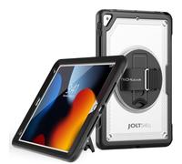 TECHGEAR JOLT-SHELL - Funda para Apple iPad de 10.2 pulgadas 2021 2020/2019 [9ª/8ª/7ª generación] y iPad Air 3 de 10.5 pulgadas, resistente, resistente, delgada, a prueba de golpes, con soporte