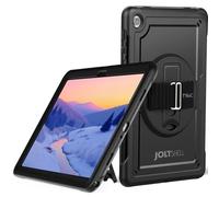 TECHGEAR JOLT-SHELL - Funda para Samsung Galaxy Tab A9 Plus de 11 pulgadas (SM-X210 / SM-X215), resistente, resistente, delgada, a prueba de golpes, con soporte giratorio de 360 grados y correa de
