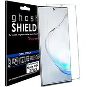 TECHGEAR - Juego de 2 Protectores de Pantalla Movil para Samsung Galaxy Note 10 Plus (edición ghostSHIELD, película de TPU Reforzada, Cobertura de Pantalla Completa)