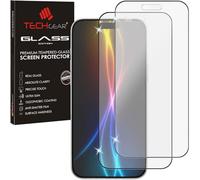TECHGEAR Paquete de 2 protectores de pantalla mate antirreflejos para iPhone 17 y iPhone 17 Pro (2025) - Cristal templado de cobertura completa 3D, antirreflejos, tacto suave, compatible con Face ID