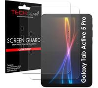 TECHGEAR Paquete de 2 protectores de pantalla para Samsung Galaxy Tab Active 5 Pro de 10.1 pulgadas (SM-X350 / SM-X356), protector de película [HD transparente] [resistente a los arañazos