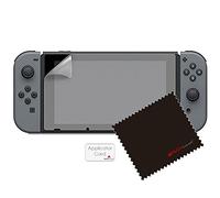 TECHGEAR Paquete de 3 protectores de pantalla para Nintendo Switch, protector de pantalla LCD transparente con paño de limpieza y tarjeta aplicadora