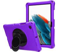 TECHGEAR Parachoques Funda se Adapta a Samsung Galaxy Tab A8 10.5" 2022 (SM-X200 / X205) Antideslizante a Prueba de Golpes de Silicona Suave Funda + Pantalla con Soporte Giratorio - Funda Niños