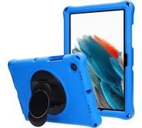 TECHGEAR Parachoques Funda se Adapta a Samsung Galaxy Tab A8 10.5" 2022 (SM-X200 / X205) Antideslizante a Prueba de Golpes de Silicona Suave Funda + Pantalla con Soporte Giratorio - Funda Niños