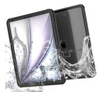 TECHGEAR Poseidon - Funda impermeable para Apple iPad Air de 13 pulgadas M3/M2 (2025/2024) [Poseidon] Funda delgada y resistente a prueba de golpes con protector de pantalla integrado + soporte y