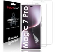 TECHGEAR Protector de pantalla (2 unidades) para Honor Magic 7 Pro 5G [Screen Cloak Edition] [Huella digital en pantalla] [Compatible con fundas] [Fácil ajuste] [Sin burbujas] [Cobertura de pantalla