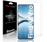 TECHGEAR Protector de pantalla (2 unidades) para Oppo Find X8 Pro 5G [Screen Cloak Edition] [Huella digital en pantalla] [Compatible con fundas] [Fácil ajuste] [Sin burbujas] [Cobertura de pantalla