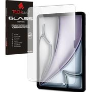 TECHGEAR Protector de pantalla de vidrio templado antirreflejos para iPad Air de 11 pulgadas 2025/2024, dureza 9H, resistente a los arañazos, sin burbujas, hecho para Apple iPad Air de 11 pulgadas