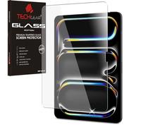 TECHGEAR Protector de pantalla de vidrio templado para iPad Pro de 11 pulgadas 2024, dureza 9H, claridad HD, resistente a los arañazos, sin burbujas, hecho para Apple iPad Pro de 11 pulgadas (M4) de