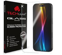 TECHGEAR Protector de pantalla de vidrio templado para iPhone 17 y iPhone 17 Pro (2025) - Borde redondo 2.5D, dureza 9H, transparente, resistente a los arañazos, sin burbujas