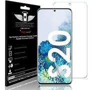 TECHGEAR Protector de pantalla para Galaxy S20, [Screen Angel Edition] Protector de pantalla compatible con Samsung Galaxy S20 [sin burbujas] [cobertura completa] protector de pantalla de TPU