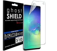 Techgear - Protector de pantalla para Samsung Galaxy S10 (edición GhostShield, película de TPU reforzada, cobertura completa de la pantalla), área de pantalla curvada (no compatible con S10e, S10+)