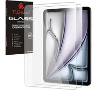 TECHGEAR Protectores de pantalla de vidrio templado para iPad Air de 13 pulgadas 2025/2024 (dureza 9H) [claridad HD] [resistente a los arañazos] [sin burbujas] hechos para Apple iPad Air de 13