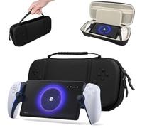 TECHGEAR PS Portal Case, Hard Protective Carry Travel & Storage Case Cover Compatible with Sony Playstation Portal Remote Player & Accessories [Black]