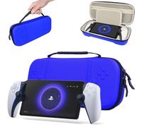 TECHGEAR PS Portal, funda protectora rígida de transporte y almacenamiento, compatible con reproductor remoto Sony Playstation Portal y accesorios [azul]