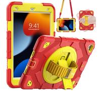 TECHGEAR SUPE Funda Compatible con Apple iPad 10.2" 2021 2020/2019 [9.ª/8.ª/7.ª generación] y iPad Air 3 de 10,5" Funda Divertida, Resistente y Resistente para niños y niñas con Soporte, Funda con