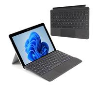 TECHGEAR Surface Go - Teclado para Microsoft Surface Go 1, 2, 3, 4, cubierta delgada de teclado inalámbrico Bluetooth, retroiluminación de 7 colores, trackpad/panel táctil multitáctil de precisión