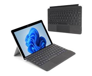 TECHGEAR Surface Go - Teclado para Microsoft Surface Go 1, 2, 3, 4, cubierta delgada de teclado inalámbrico Bluetooth, retroiluminación de 7 colores, trackpad/panel táctil multitáctil de precisión