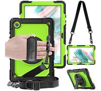 TECHGEAR Utility Funda Compatible con Samsung Galaxy Tab A8 10.5" 2022 (SM-X200 / SM-X205) Funda Protectora Prueba de Choques Resistente Carcasa con Soporte Giratorio de 360 Grados y Correa de Hombro