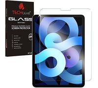 TECHGEAR Vidrio Compatible con iPad Air 4 (10.9" Pulgadas) Protector de Pantalla Vidro Templado [Dureza 9H] [Alta Definición][Resistente arañazos] [Sin Burbuja] para iPad Air 4 2020