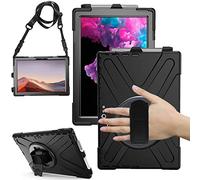 TECHGEAR X-Case - Carcasa para Microsoft Surface Pro 7/7 Plus 6 5 4 12,3", Color Negro