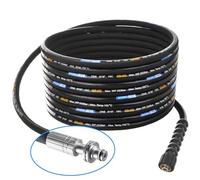 TECHKAR Lavadora de Alta Presión Manguera - Karcher Reemplazo de Manguera de Extensión - 25m 250bar DN8 Professional M22x1.5 Manguera de Alta Presión para Kärcher HD HDS - Enchufe de 11 mm