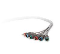 Techlink 1.5m 3 x RCA/3 x RCA componente (YPbPr) cable de vídeo 1,5 m Gris - Componentes (ypbpr) cables de vídeo (1,5 m, 3 x RCA, 3 x RCA, Níquel, Gris, Macho/Macho)