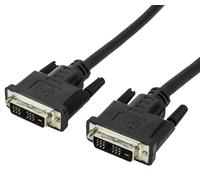 Techly 1.8m DVI-D M/M cable DVI 1,8 m Gris - Cables DVI (1,8 m, DVI-D, DVI-D, Gris, 1 pieza(s), Male connector/Male connector)