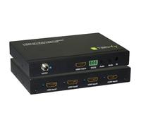 TECHLY 102260 Multiview HDMI 4x1 con Switch Seamless Negro