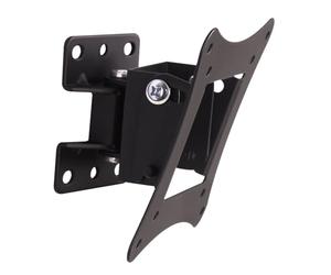 Techly 106602 Soporte de Pared con 1 articulación inclinable para TV de 13 - 30 Pulgadas, Negro y Negro