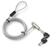 Techly IQ-LOK-13-KT Cable de seguridad para laptop Wedge-Lock con llave 1.8m
