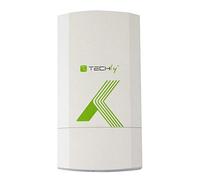 Techly 108446 CPE Punto-Punto 300Mbps a 2.4GHz 8dBi Color Blanco Puesto de Trabajo
