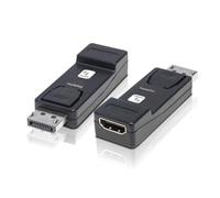 TECHLY 109337 Adaptador Convertidor DisplayPort DP 1.2 a HDMI 4K 30Hz Negro Negro