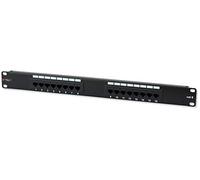 Techly - 16 x rj45 Cat.6 Panel de parcheo - bahía de Entrada (ieee 802.3,ieee 802.3ab,ieee 802.3u, 10base-t/100base-tx/1000base-t, Fast ethernet,gigabit ethernet, 1000 mbit/s, rj45, Oro)