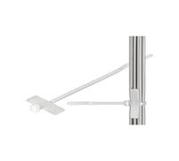 Techly 306462 Abrazaderas para cables 100 x 2,5 mm Placa 25 x 8 mm 100 pcs Blanco