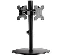 TECHLY 361186 Brazo de Escritorio para 2 monitores de 17" a 32" Negro