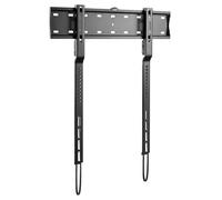 Techly 361209 - Soporte fijo de pared ultrafino para TV LED/LCD 32-65", color negro