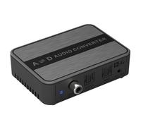 Techly 361636 Convertidor de audio digital a analógico/analógico a Digital Negro