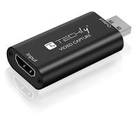 Techly 361919 - Tarjeta de Captura de vídeo HDMI 1080P, portátil, Color Negro