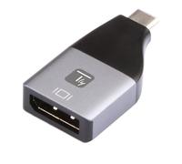 Techly 362442 Adaptador Convertidor USB-C™ a DisplayPort Negro/Plata