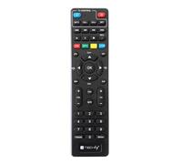 Techly 363739 - Mando a distancia universal de repuesto para decodificador digital terrestre negro