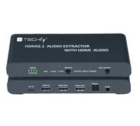 Techly 366617 Extractor Audio HDMI 2.1 LPCM7.1 Arc 8K Audio 3.5" y Toslink SPDIF Negro